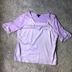 The Limited, lilac blouse, L